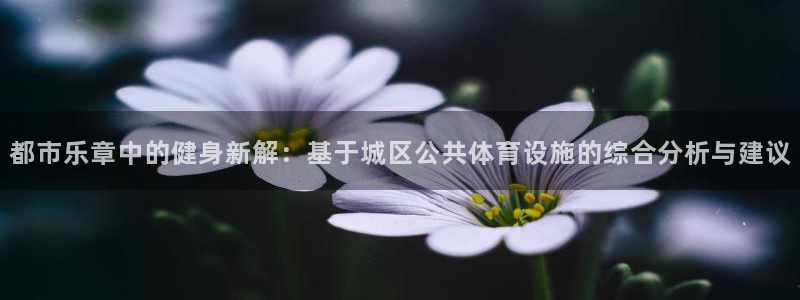 意昂5(KGAME)体育平台注册流程视频：都市乐章中的健身新